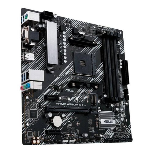 Tarjeta Madre ASUS PRIME A520M-A II CSM AMD AM4 DDR4 ATX 