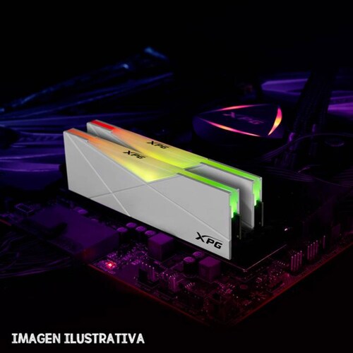 Memoria RAM DDR4 32GB 4133MHz XPG SPECTRIX D50 RGB Disipador 2x16GB AX4U413316G19J-DW50 