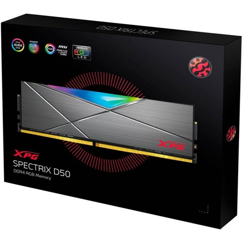 Memoria RAM DDR4 32GB 4133MHz XPG SPECTRIX D50 RGB Disipador 2x16GB 