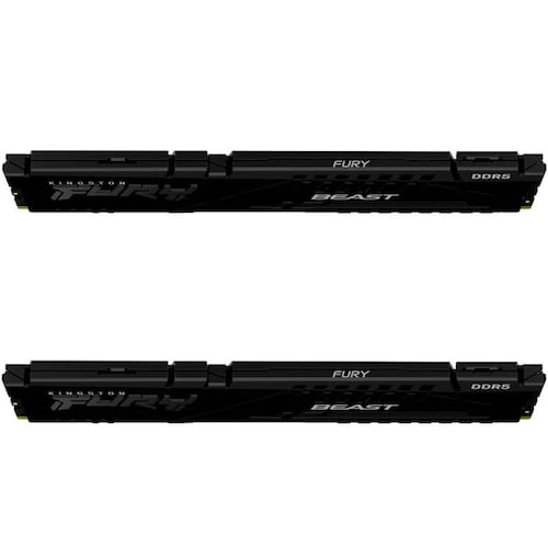 Memoria RAM DDR5 32GB 5200MT/s KINGSTON FURY BEAST 2x16GB Negro KF552C40BBK2-32 