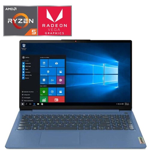 Laptop Gamer LENOVO IdeaPad 3 Ryzen 5 8GB 1TB 256GB SSD Radeon Vega 