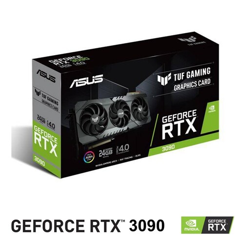 Tarjeta de Video ASUS TUF Gaming GeForce RTX 3090 OC 24GB GDDR6X TUF-RTX3090-O24G-GAMING 