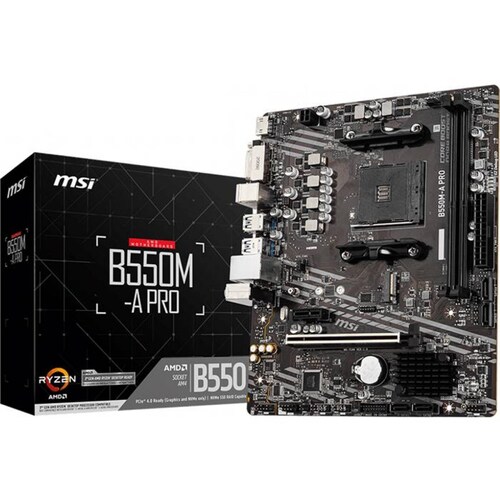 Tarjeta Madre MSI B550M-A PRO AMD AM4 DDR4 M-ATX 