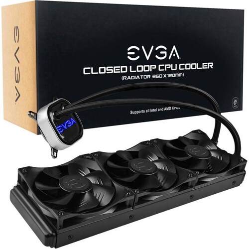 Enfriamiento Liquido EVGA CLC 360mm RGB AM4 LGA 1366 400-HY-CL36-V1 