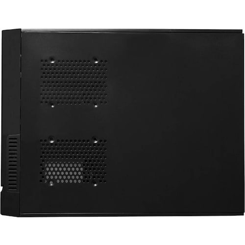 Gabinete ACTECK ATOM GS240 Micro ATX Mini Torre Slim Fuente 450W Metal Negro AC-929042 