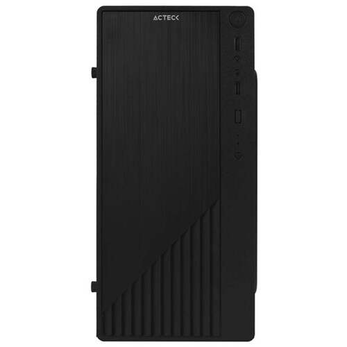 Gabinete ACTECK KIOTO GC220 Micro ATX Mini Torre Fuente 500W Acrilico Negro AC-933063 