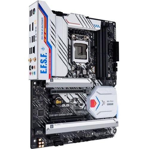 Tarjeta Madre ASUS Z590 WIFI GUNDAM EDITION INTEL 1200 DDR4 RGB ATX USB C 