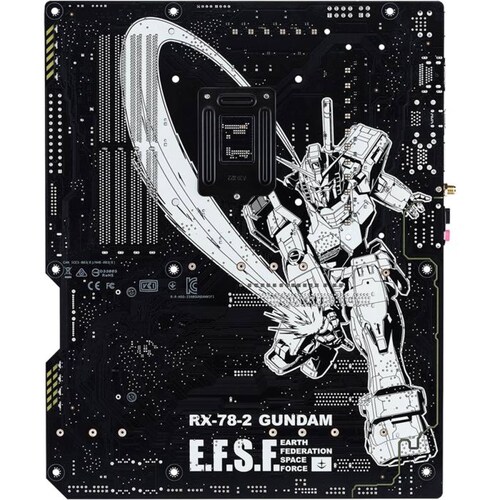 Tarjeta Madre ASUS Z590 WIFI GUNDAM EDITION INTEL 1200 DDR4 RGB ATX USB C 