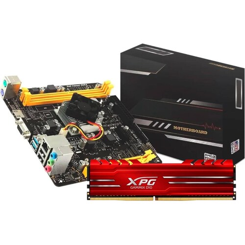 Kit Actualizacion Gamer AMD FX 8800 8GB DDR4 2400 Radeon R7 
