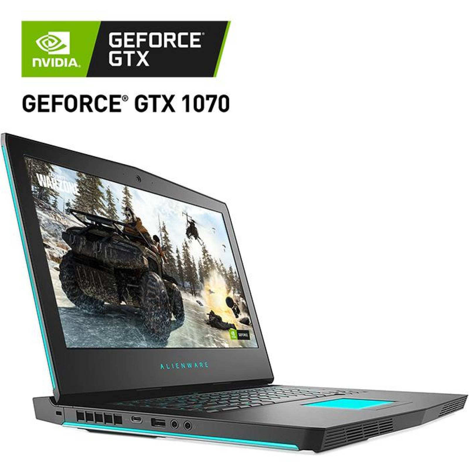 Laptop Gamer DELL ALIENWARE GeForce GTX 1070 Core I7 8750H 32GB