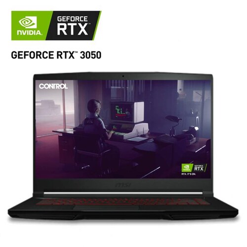Laptop Gamer MSI GF63 Thin GeForce RTX 3050 Core i5 10500H 8GB M.2 256GB 15.6 10UC-440US 