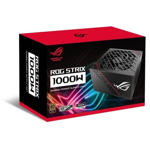 Fuente de Poder PC 1000W Gamer ASUS ROG STRIX 80 Plus Gold Modular ROG-STRIX-1000G 