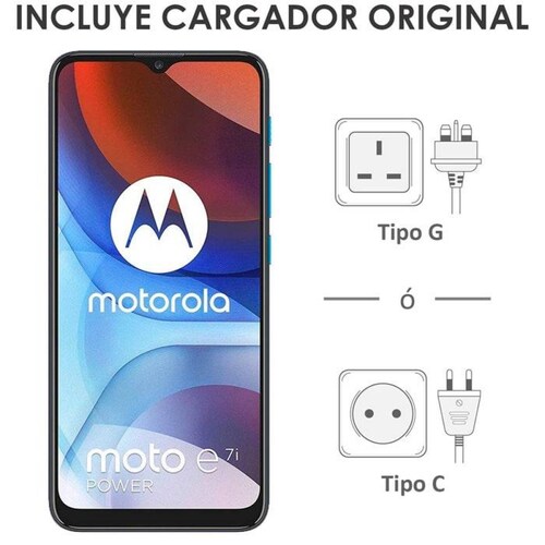Celular MOTOROLA Moto E7i POWER 2GB 32GB Dual Camara 13MP 