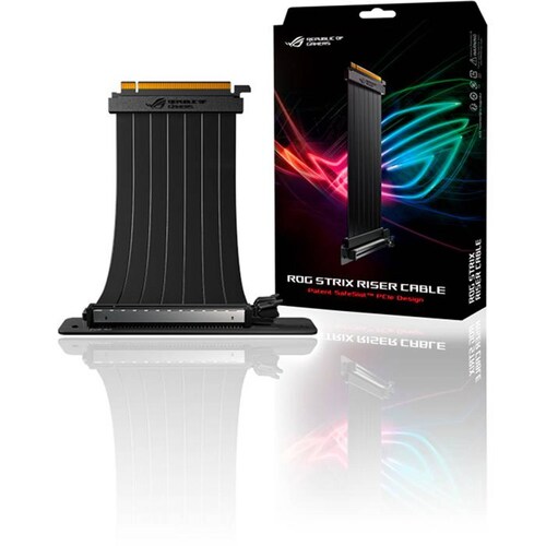Cable de Extensión Vertical Asus ROG Strix RS200 RISER PCI-E 3.0 X16 de 240mm para Tarjetas de Video 