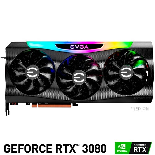 Tarjeta de Video EVGA Geforce RTX 3080 FTW3 Ultra Gaming 12GB GDDR6X 12G-P5-4877-KL 