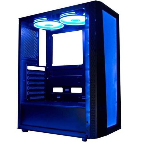 Gabinete Gamer YAGUARET Creepy 2 Ventiladores ARGB 120 mm 