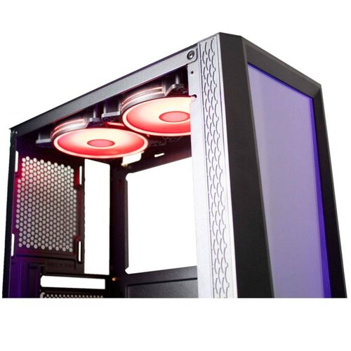 Gabinete Gamer YAGUARET Creepy 2 Ventiladores ARGB 120 mm 