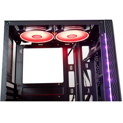 Gabinete Gamer YAGUARET Creepy 2 Ventiladores ARGB 120 mm 