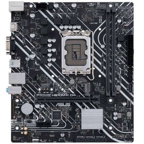 Tarjeta Madre ASUS PRIME H610M-K Intel 1700 DDR4 Micro ATX 