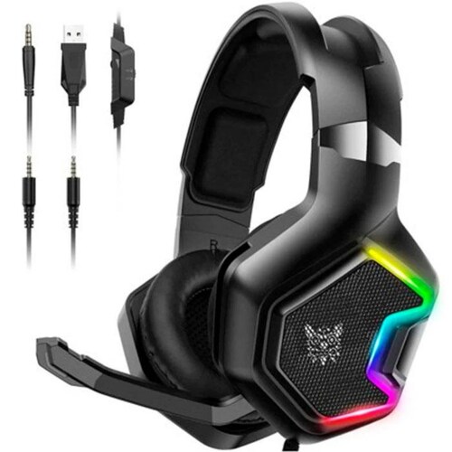Audífonos Gamer RAIJU AD KI0 PRO RGB 3.5 mm 