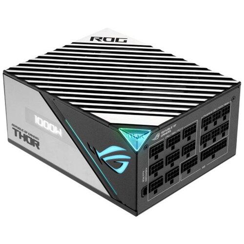 Fuente de poder PC Gamer 1000W ASUS ROG Thor 80 Plus Platinum Modular ROG-THOR-1000P2-GAMING 