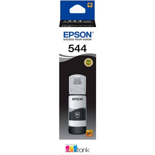Kit 2 Botellas Tinta EPSON T544 Negro L1250 L3210 L3250 L5590 T554120-AL-V2 