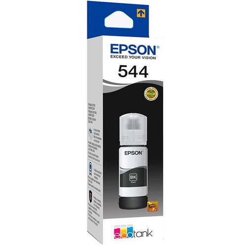 Kit 4 Botellas Tinta EPSON T544 Negro L3110 L3150 L5190 