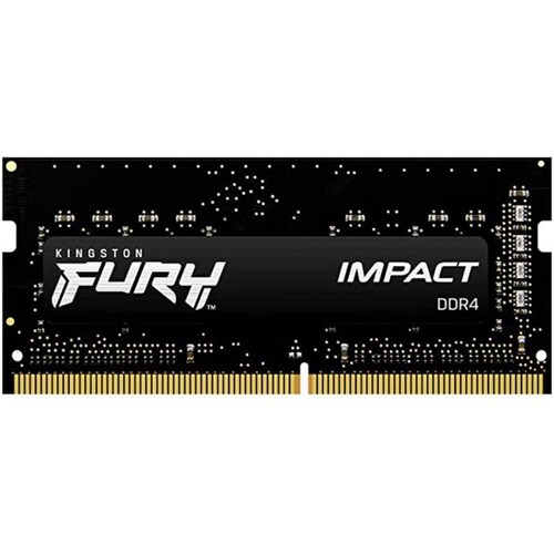 Memoria RAM DDR4 16GB 3200MHZ KINGSTON FURY IMPACT 1x16GB Laptop Negro KF432S20IB/16 