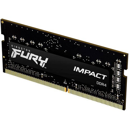 Memoria RAM DDR4 16GB 3200MHZ KINGSTON FURY IMPACT 1x16GB Laptop Negro KF432S20IB/16 