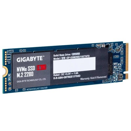 Unidad de Estado Solido SSD M.2 1TB GIGABYTE NVMe PCIe 3.0 