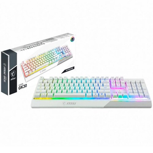 Teclado Gamer MSI VIGOR GK30 US USB Anti Ghosting Iluminacion 
