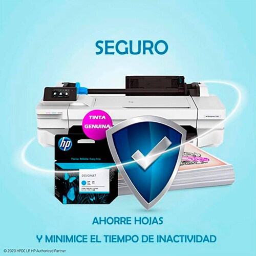 Cartucho HP 712 DesignJet T210 T230 T250 T630 T650 29ml Amarillo 3ED69A 