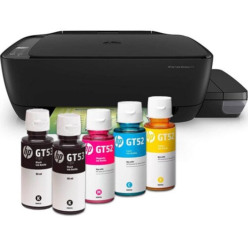 Impresora Multifuncional HP Ink Tank 315 Tinta Continua Color 5 Tintas GT53 