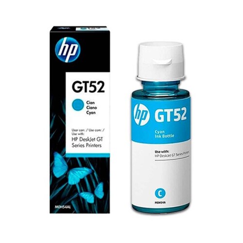 Kit 4 Botellas Tinta HP GT52 GT53 Ink Tank 100 300 400 Smart Tank 500 600 GT52CAM-GT53 