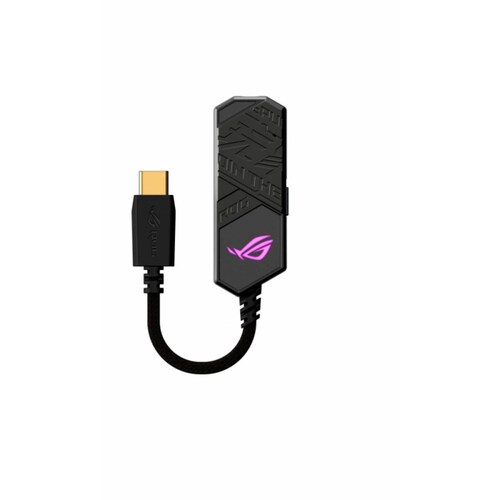 Adaptador ROG CLAVIS ASUS USB-C a 3.5mm para juegos con cancelación de ruido 