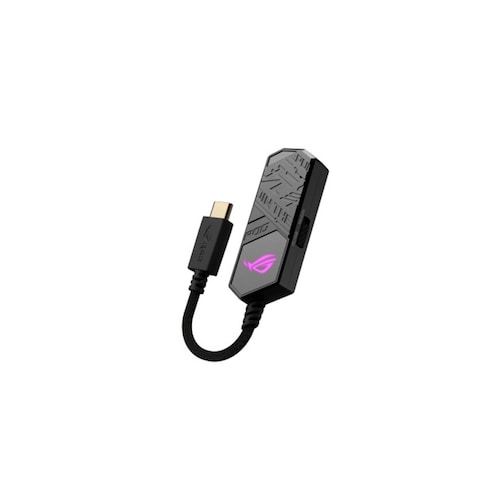 Adaptador ROG CLAVIS ASUS USB-C a 3.5mm para juegos con cancelación de ruido 