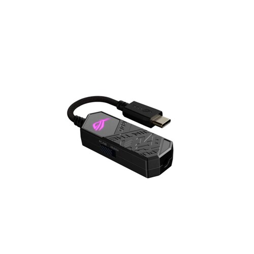 Adaptador ROG CLAVIS ASUS USB-C a 3.5mm para juegos con cancelación de ruido 