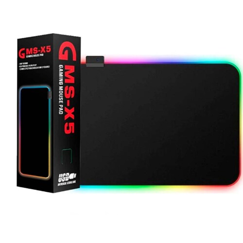 MousePad Gamer GMS-X5 RGB Negro 