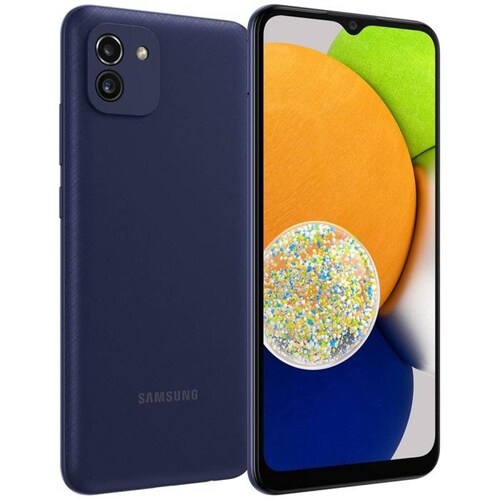 Celular SAMSUNG Galaxy A03 4GB 128GB 6.5 HD+ LCD Doble Camara 48MP 