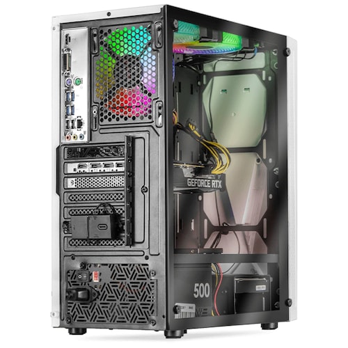Xtreme PC Gamer Geforce RTX 3050 Ryzen 5 5600 16GB SSD 500GB 2TB WIFI ARGB White 