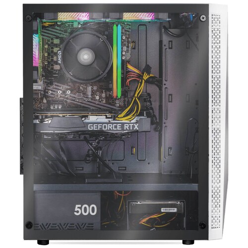 Xtreme PC Gamer Geforce RTX 3050 Ryzen 5 5600 16GB SSD 500GB 2TB WIFI ARGB White 