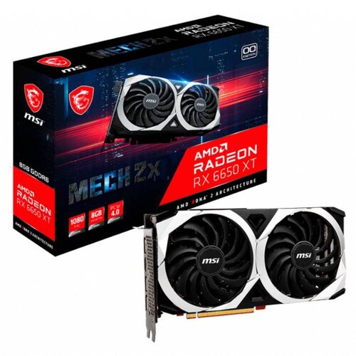 Tarjeta de Video MSI Radeon RX 6650 XT MECH 2X 8G OC GDDR6 