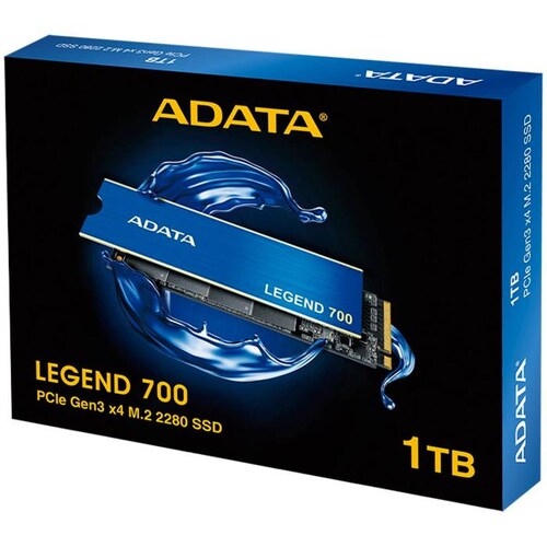 Unidad de Estado Solido SSD M.2 1TB ADATA Legend 700 NVMe PCIe 3.0 2000/1600 MB/s ALEG-700-1TCS 