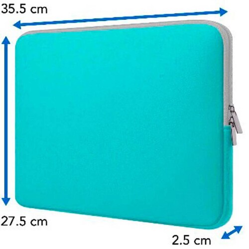 FUNDA PARA LAPTOP 14 BROBOTIX 14 NEOPRENO MENTA 256014-4 