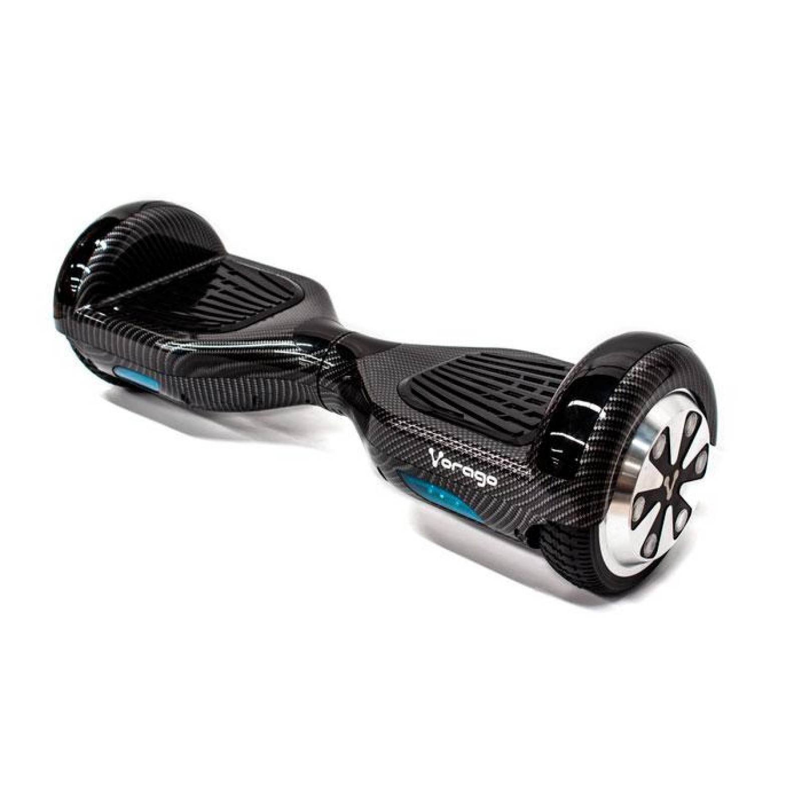 Patineta Electrica VORAGO Hoverboard Negro 12Km h Luz LED hasta