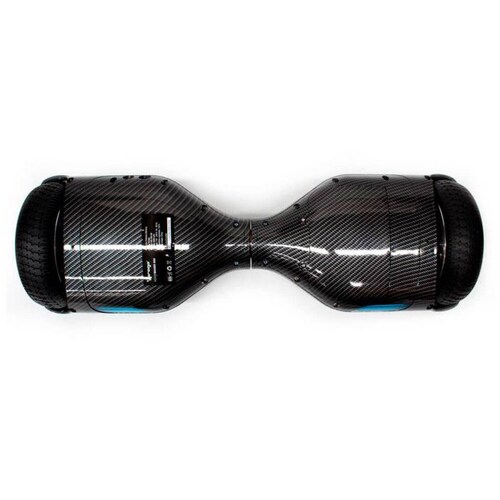 Patineta Electrica VORAGO Hoverboard Negro 12Km/h Luz LED hasta 120Kg HB-200-BK 