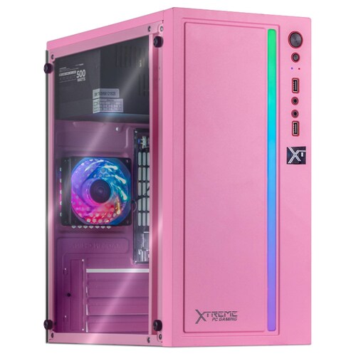 Xtreme PC AMD Radeon R2 Dual Core E1 8GB SSD 240GB WIFI RGB Pink 