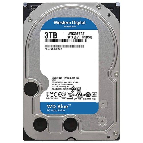 Disco Duro Interno 3TB WESTERN DIGITAL Blue 3.5 Cero Horas Reacondicionado 