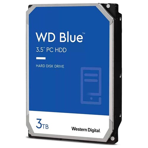 Disco Duro Interno 3TB WESTERN DIGITAL Blue 3.5 Cero Horas Reacondicionado 