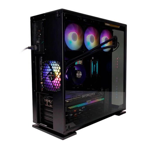 Gabinete IN WIN 315 1 Fan USB Tipo C Cristal Templado Soporte GPU 